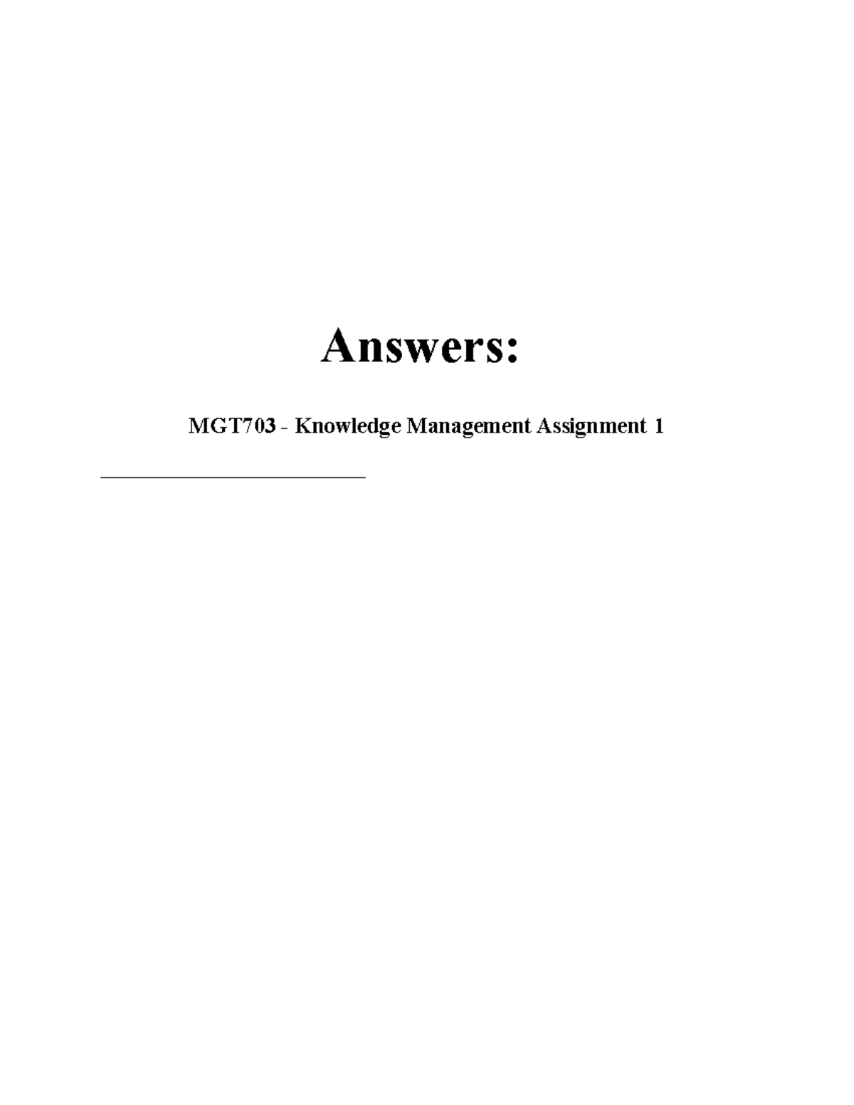 Knowledge Matters Virtual Business Simulation Answers - on3627m