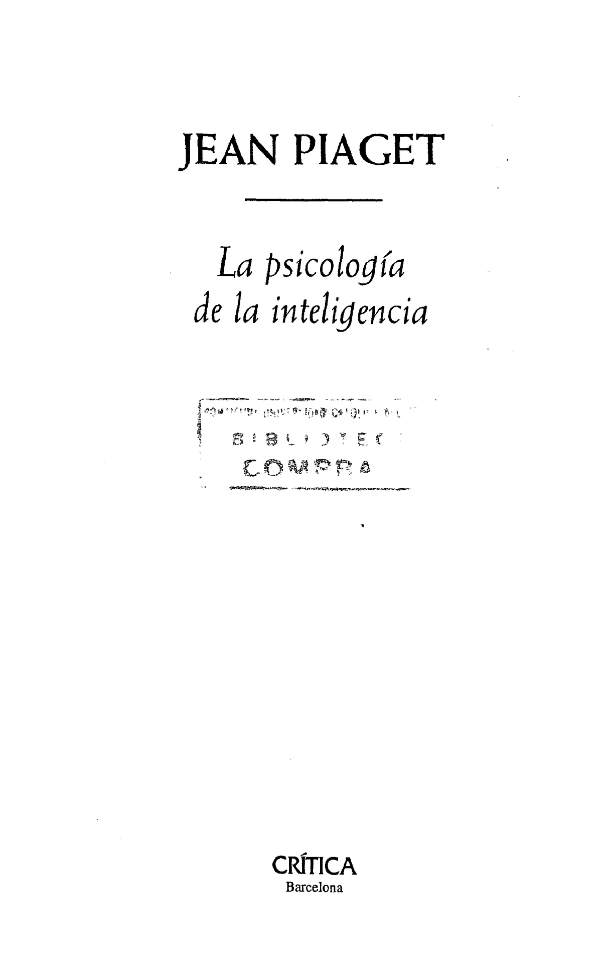 357775150 Jean Piaget La Psicologia de la Inteligencia 1999 pdf