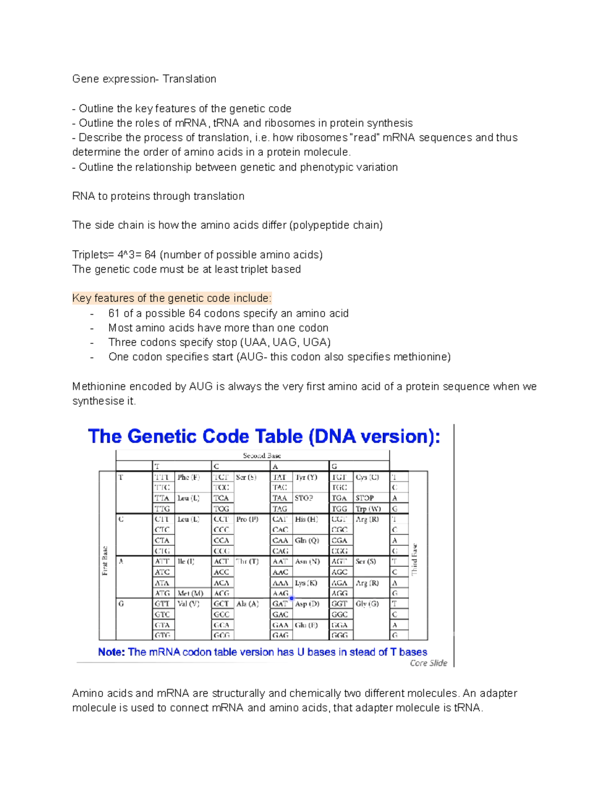 This Simple Trick Will Master Gene Expression Translation Pogil - rx47y5d