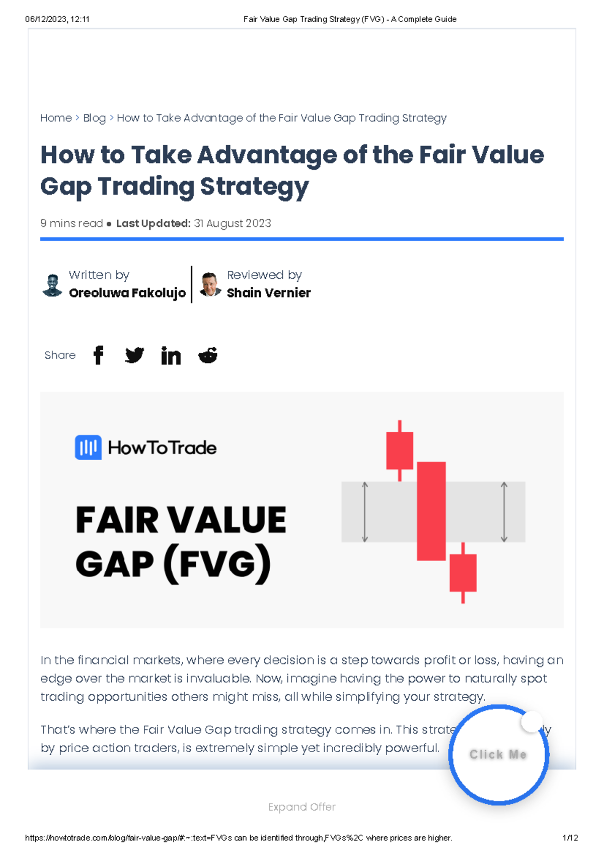 Fair Value Gap Trading Strategy (FVG) - A Complete Guide - Home > Blog ...