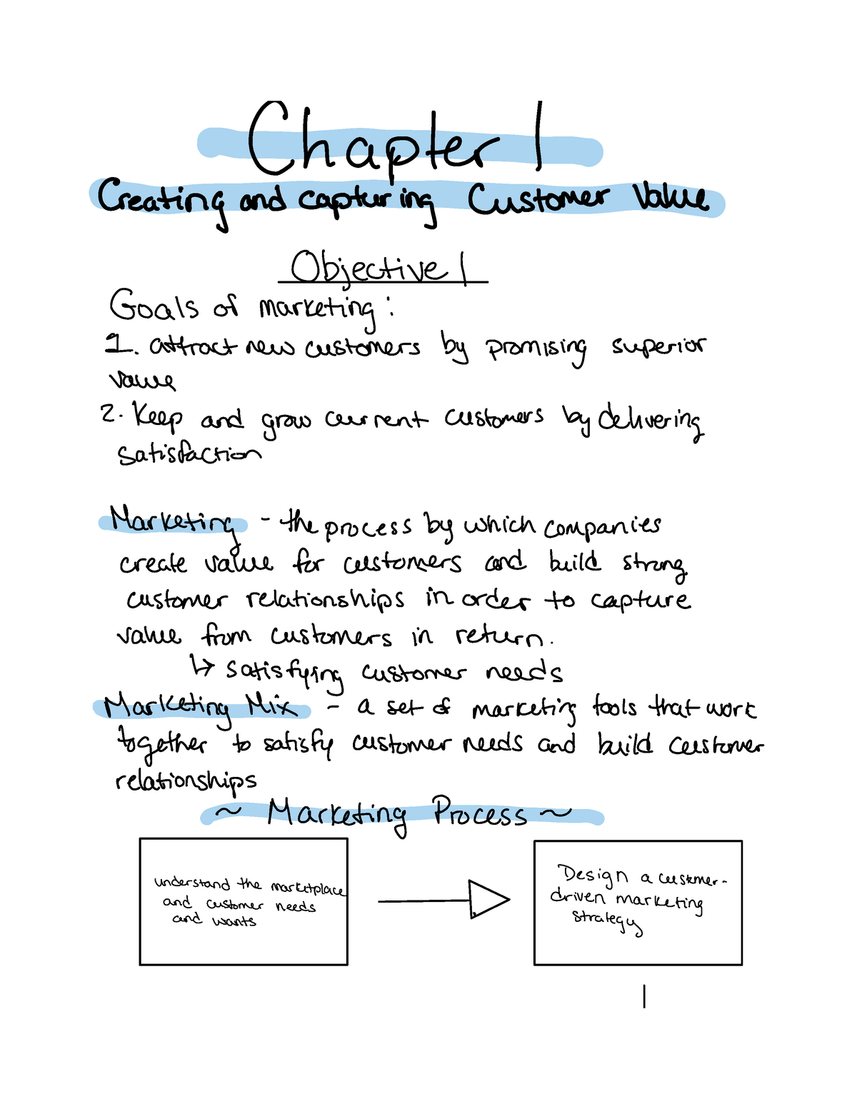 Chp. 1 Notes - Taught By Professor Chatterjee - MRKT 230-05 - Studocu