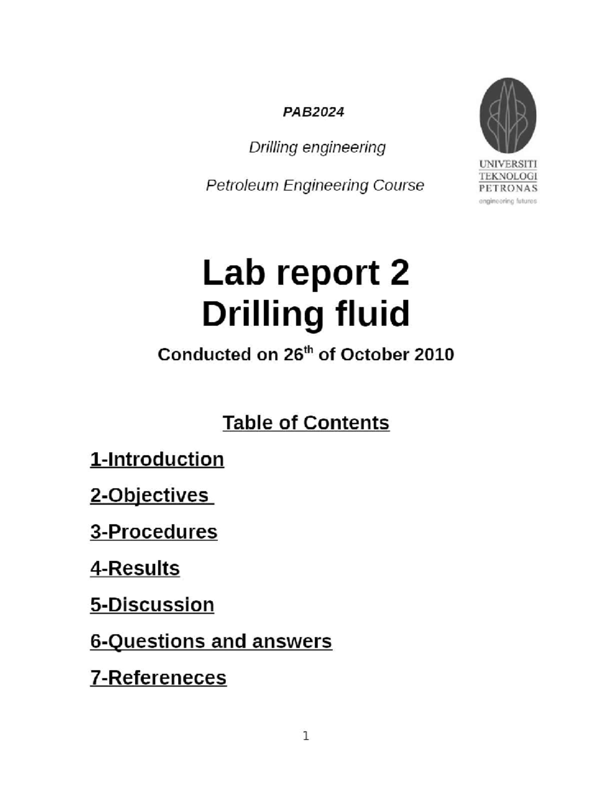 Drilling Engineering Lab expt 14 Learn oo Petroleum Engineering