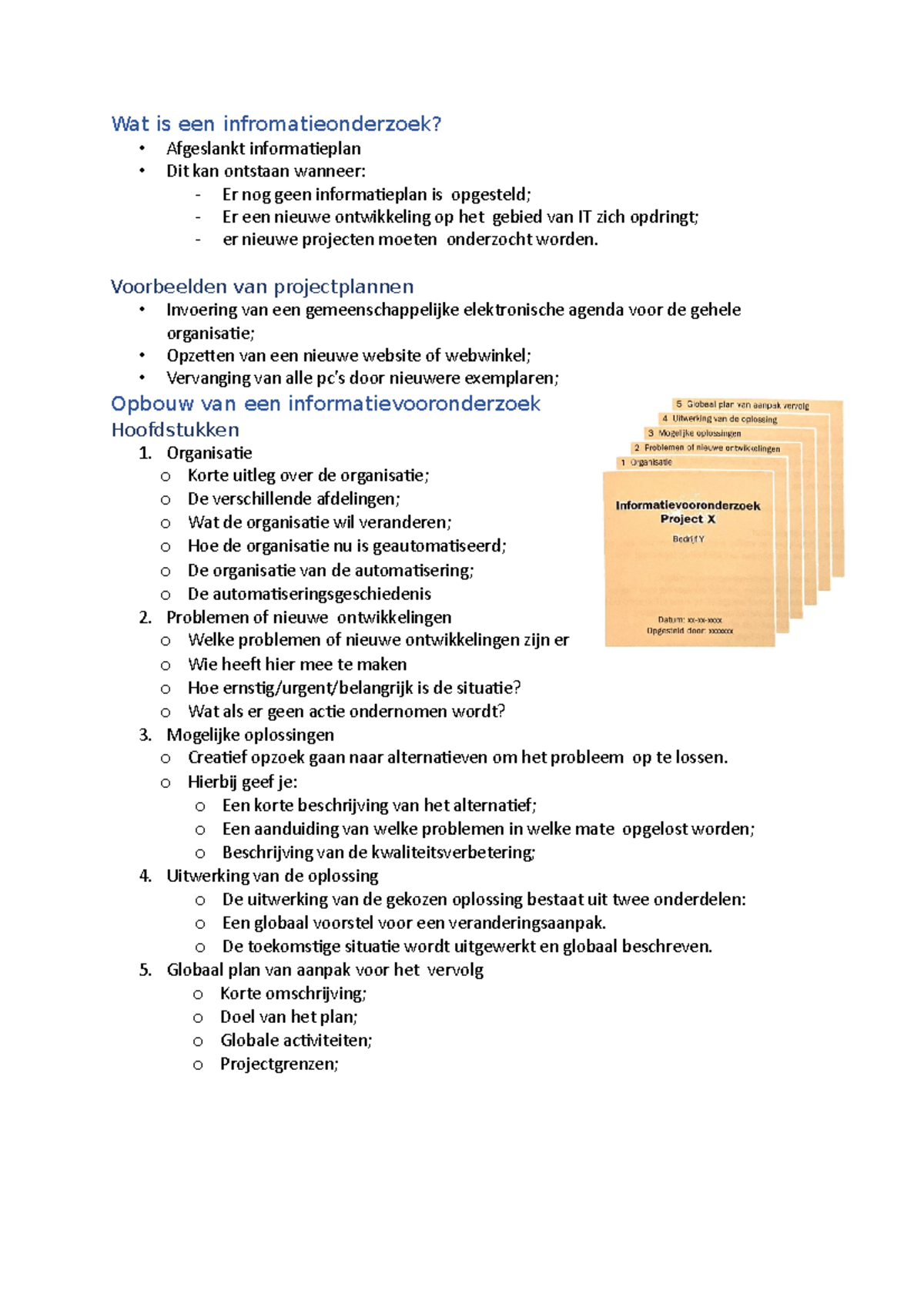 Hoofdstuk Twee Informatiemanagement - Wat Is Een Infromatieonderzoek ...