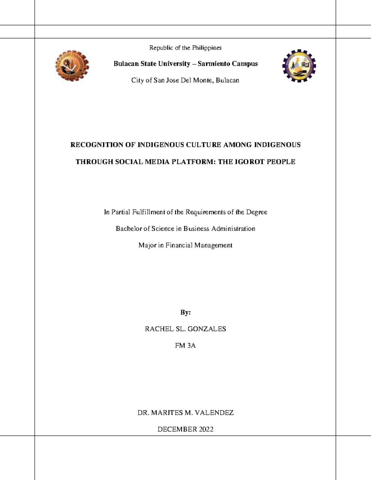 Local- Research-PIC - Philippine Indigenous Communities - Republic of ...