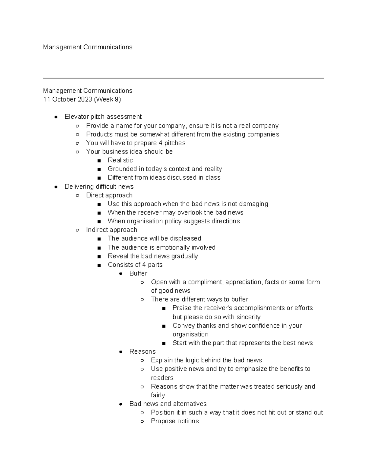 MC Notes [ Master] - Management Communications Management ...