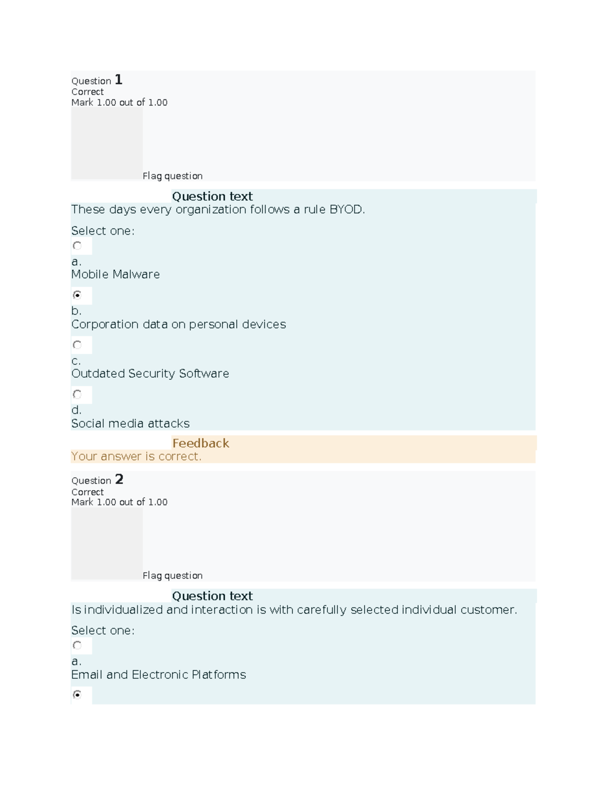 UGRD-IT6312 Mail and Web Services Final EXAM - Question 1 Correct Mark ...