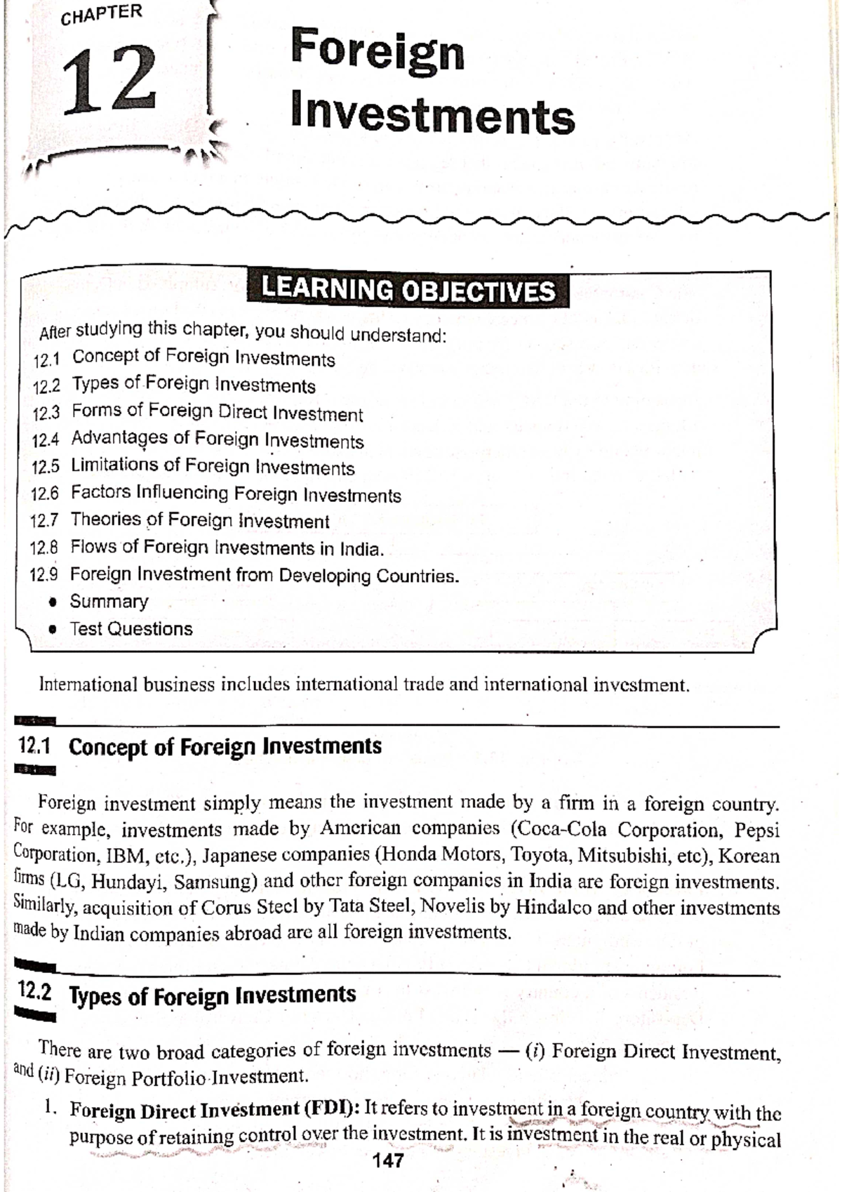 Fdi - International Business Principle - Principles Of International ...