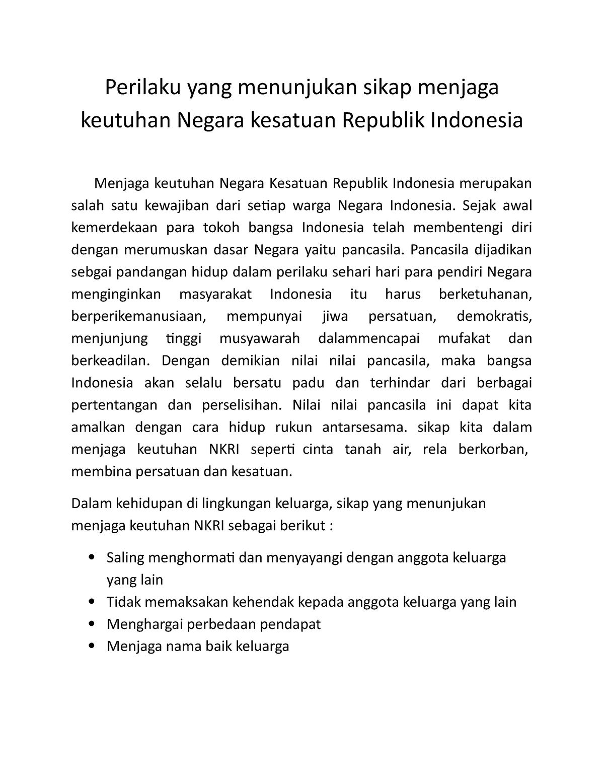 392885107 Perilaku Yang Menunjukan Sikap Menjaga Keutuhan Negara ...