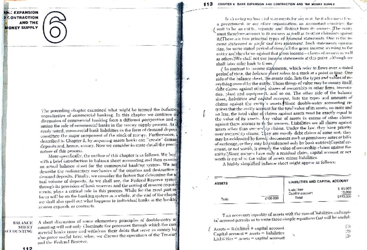 The Economics of Money and Banking AN EXPANSION GONTRACTION AND THE