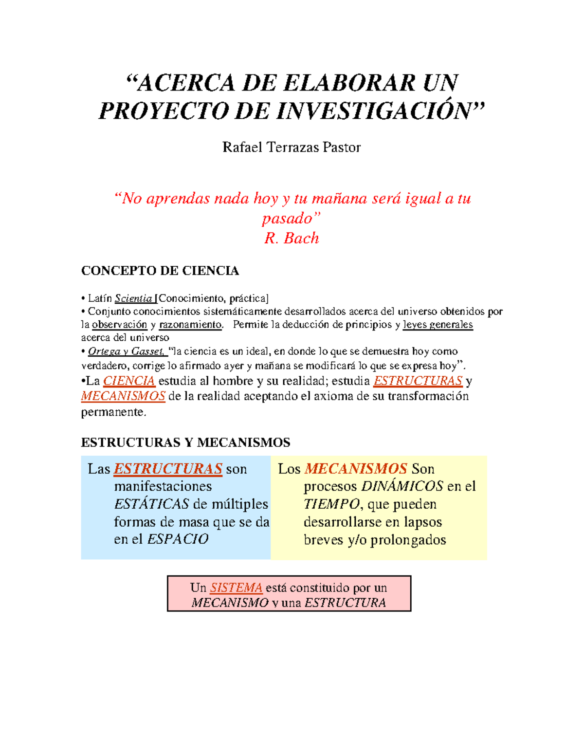 Libro Proyecto DE Investigaci N - “ACERCA DE ELABORAR UN PROYECTO DE ...