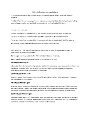 Btec Business 31489 H U2 2206 Markscheme U2 Jun 2022 Mark Scheme Mark Scheme June 2022 Btec Btec Business 31489 H U2 2206 Markscheme U2 Jun 2022 Mark Scheme Mark Scheme June 2022 Btec
