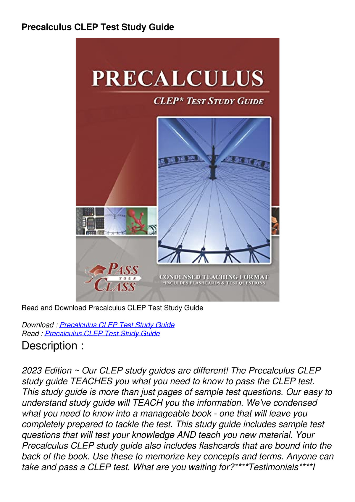 pdf-download-precalculus-clep-test-study-guide-precalculus-clep