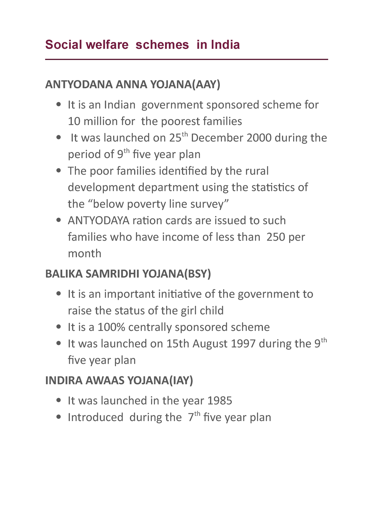 list-of-important-government-schemes-in-india-2023