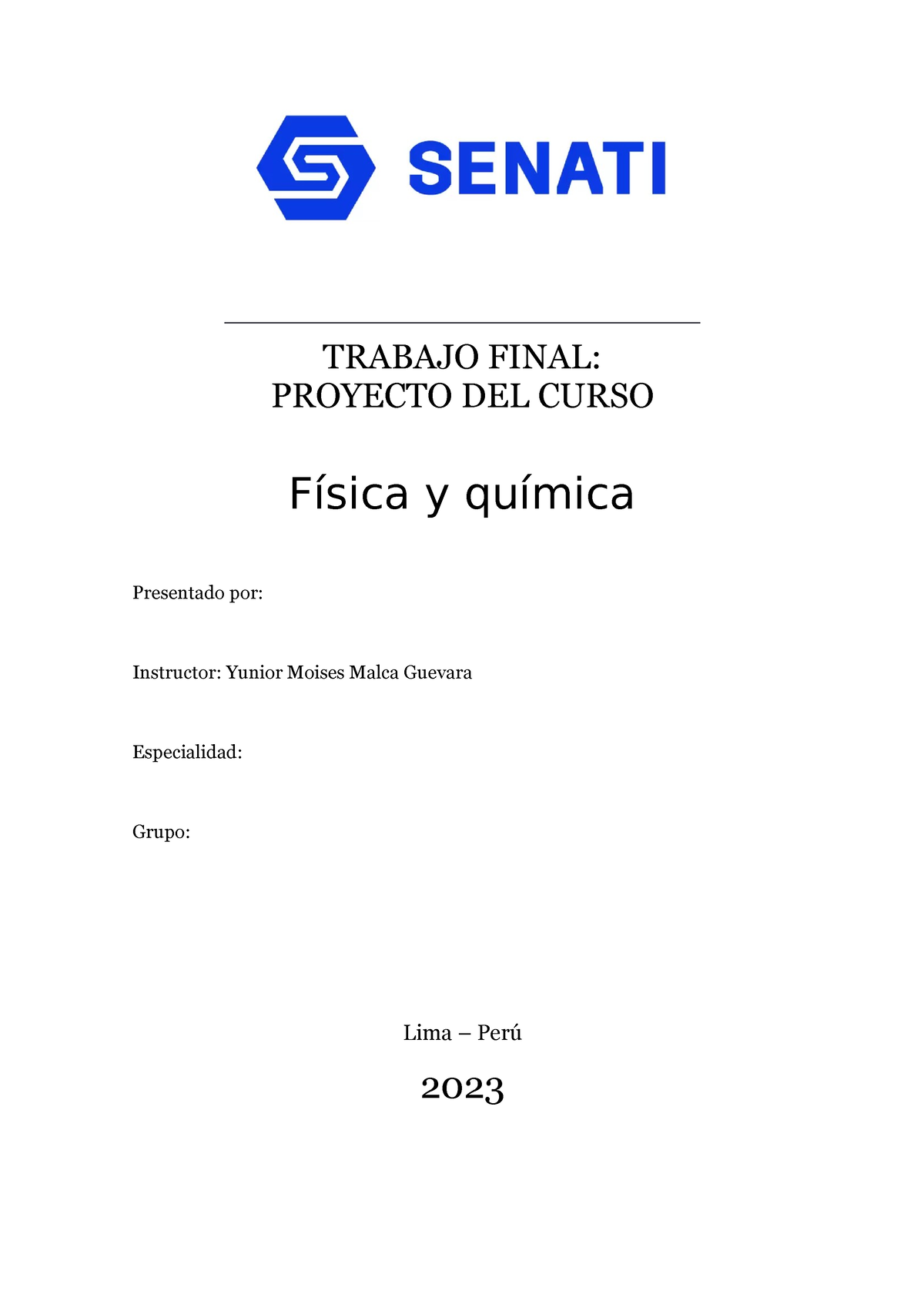 Trabajo final - Informar: Investigar sobre el tema y el problema, es ...