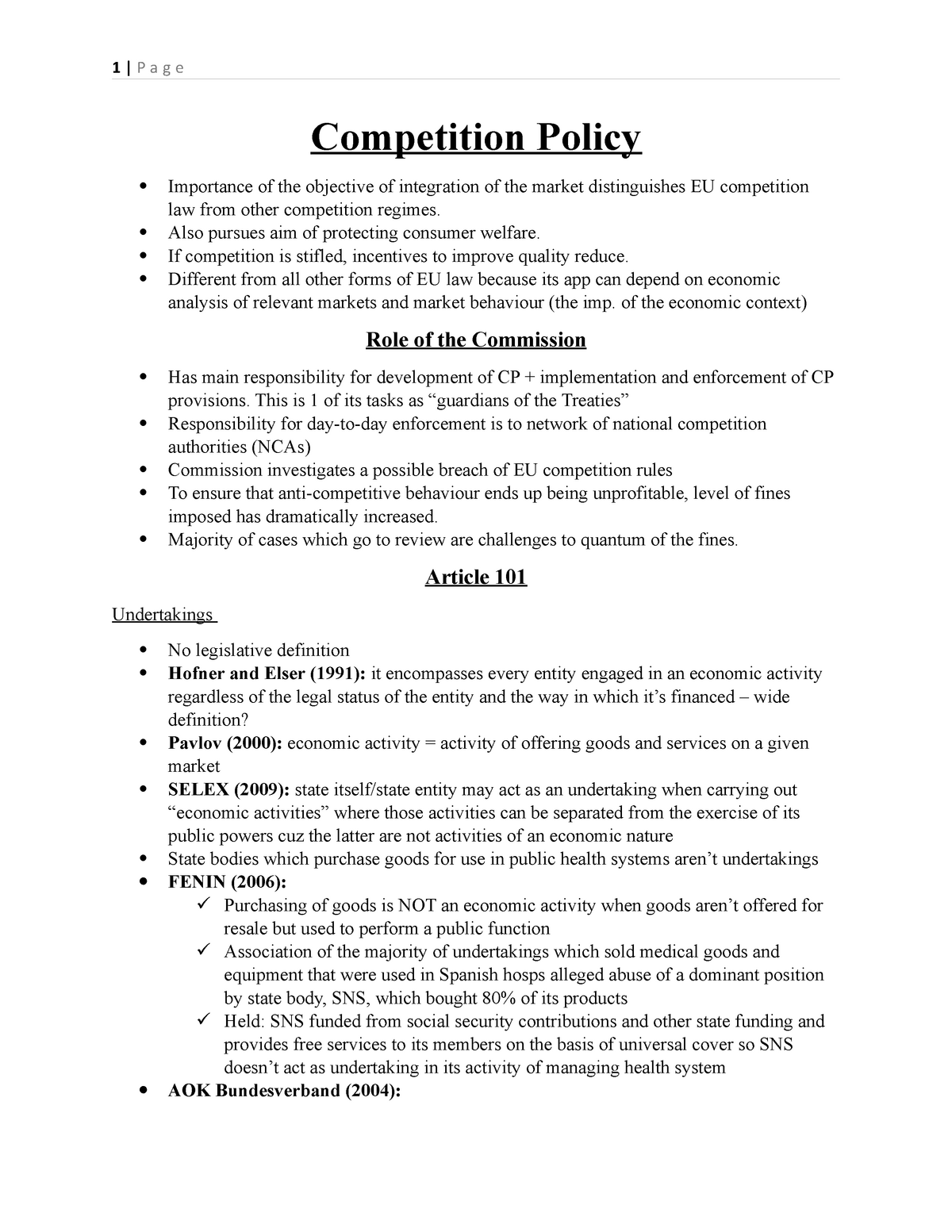 dissertation on competition policy