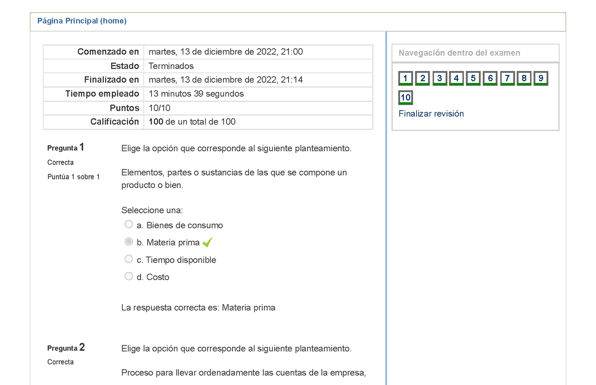 EA4. Pasos Fundamentales Del Plan De Negocios Test 2 - Página Principal ...