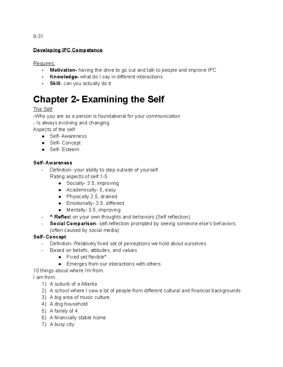 Interpersonal Communications - 8- Developing IPC Competence Requires ...