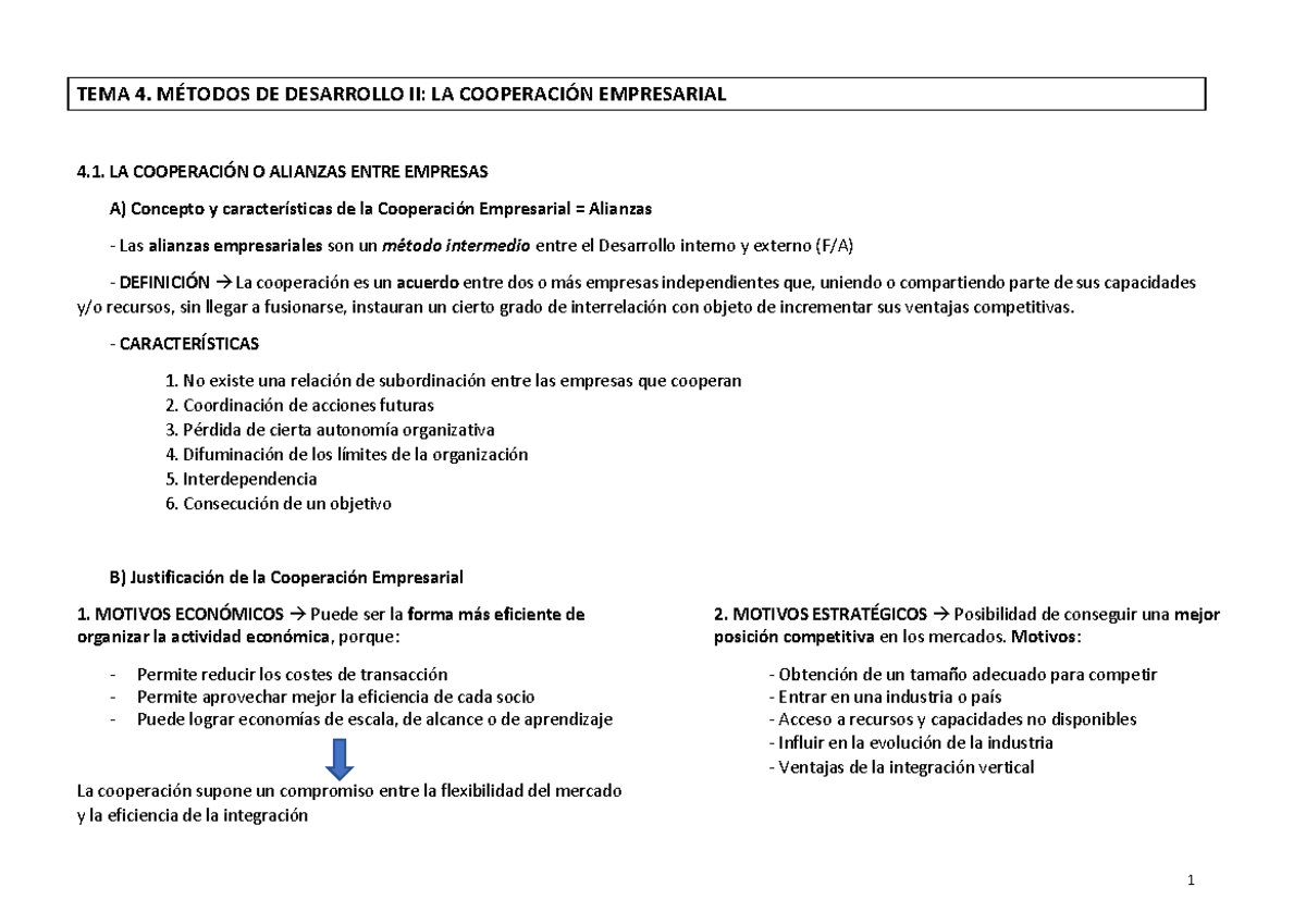 TEMA 4 (esquema) - TEMA 4. M.. DE DESARROLLO II: LA COOPERACI”N ...