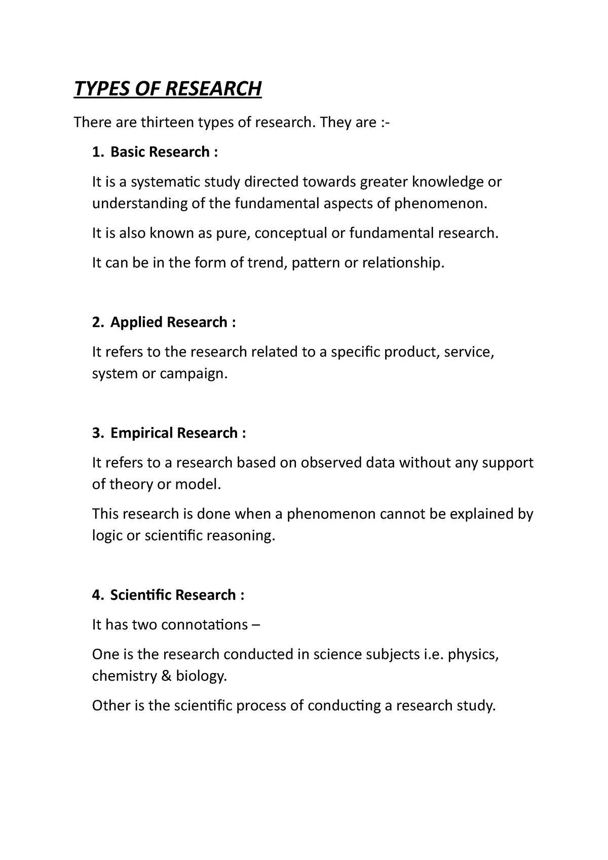 types-of-research-types-of-research-there-are-thirteen-types-of