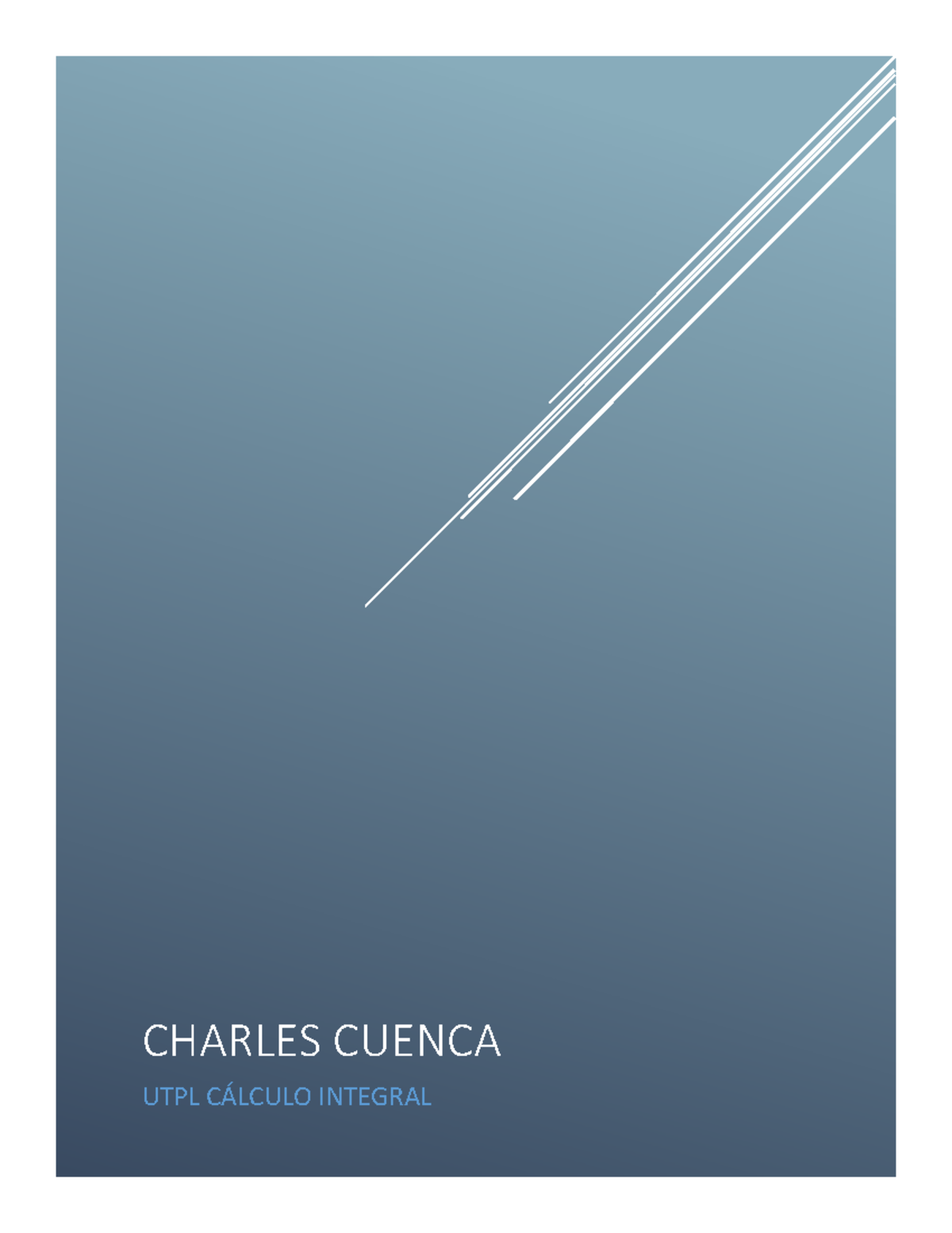 Calculo Integral CHC-AS - Seguridad informática - CHARLES CUENCA UTPL ...