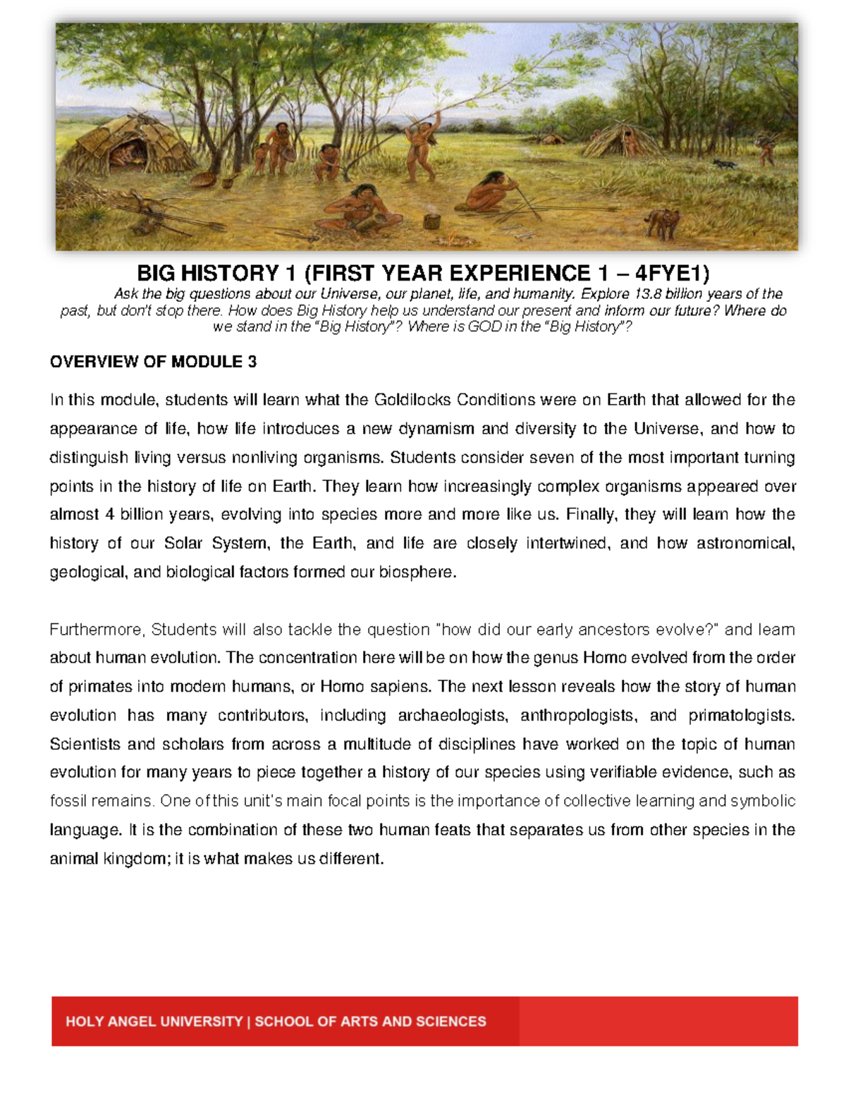 Lesson 8 Threshold 5 A Big History of Everything BIG HISTORY 1