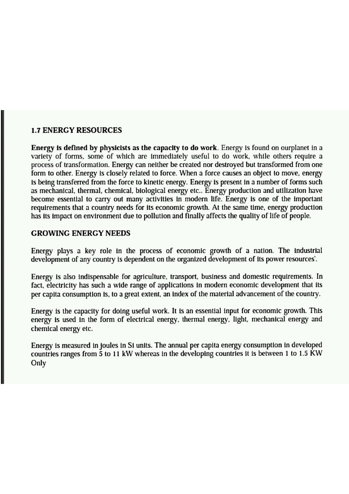 Energy Resources - Environmental Economics And Sustainable Development ...