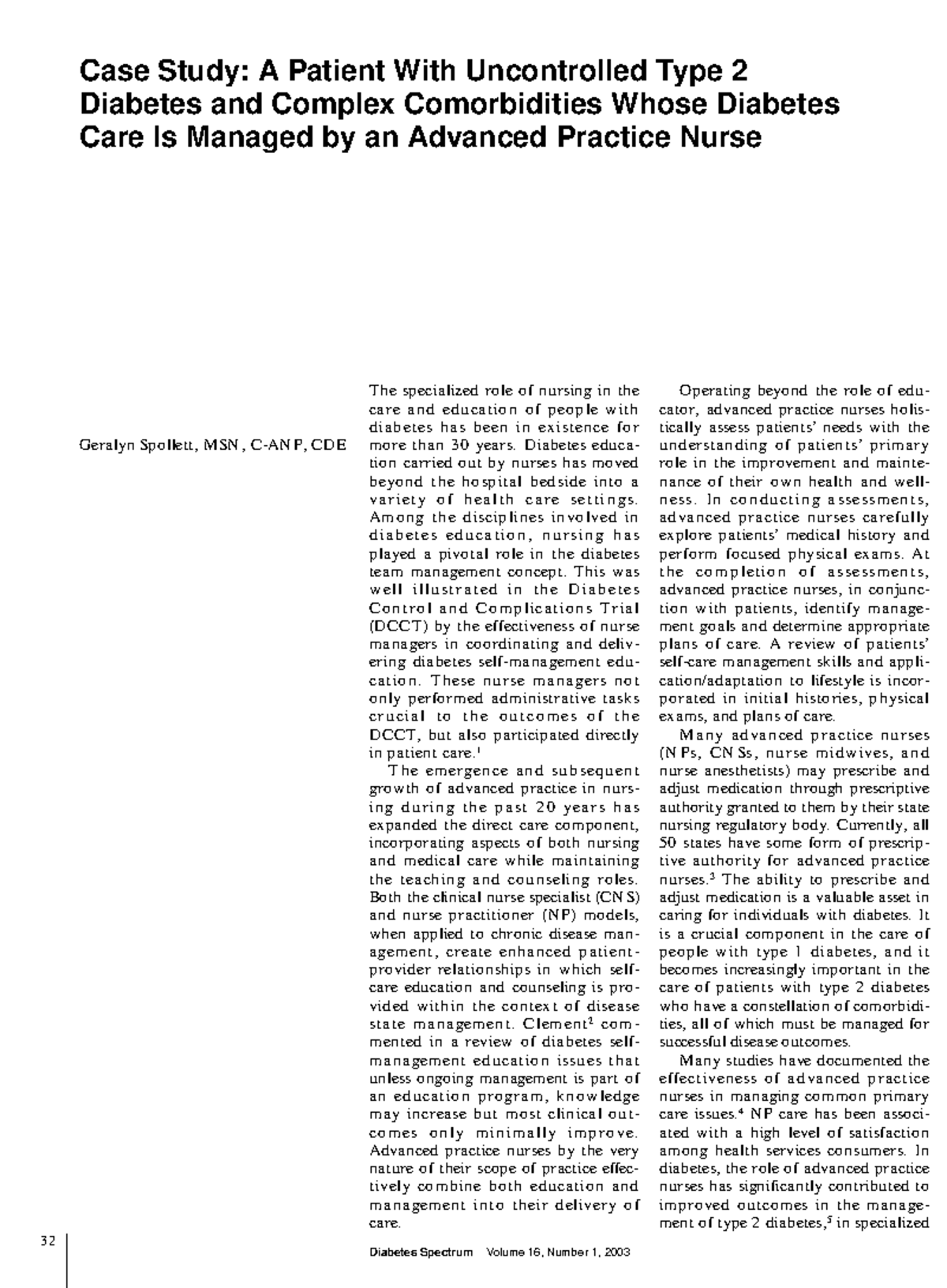 PP18 322 DM2 Case Study with Questions - 32 Case Study: A Patient With ...