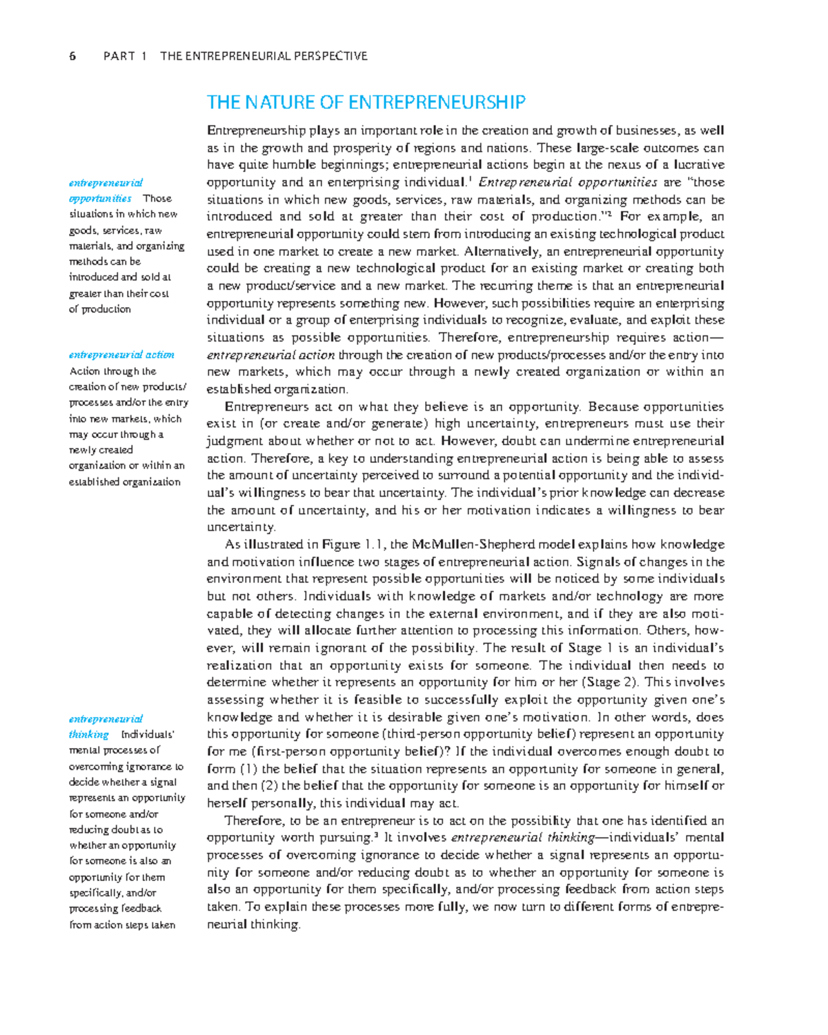 Book 13 - Lecture notes 1 - THE NATURE OF ENTREPRENEURSHIP ...