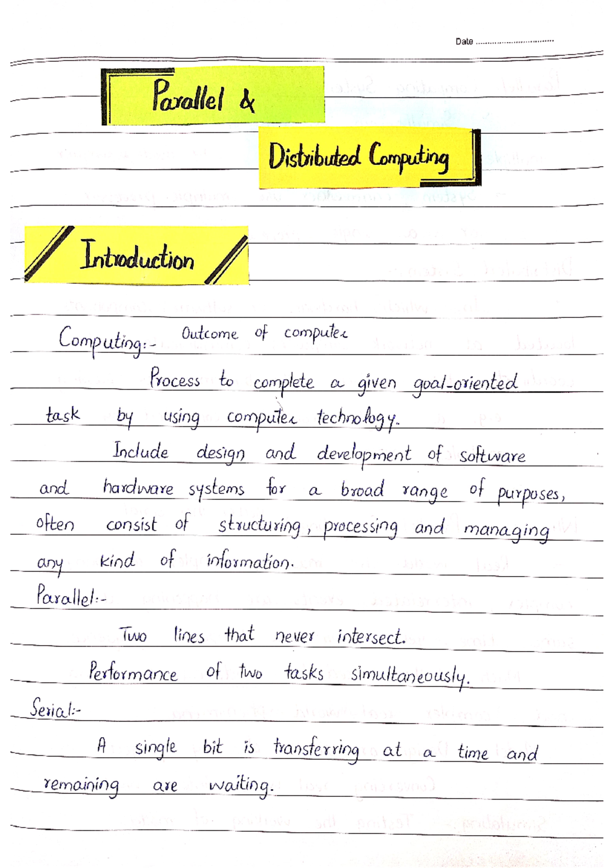 PDC Notes - distributed database system - Studocu