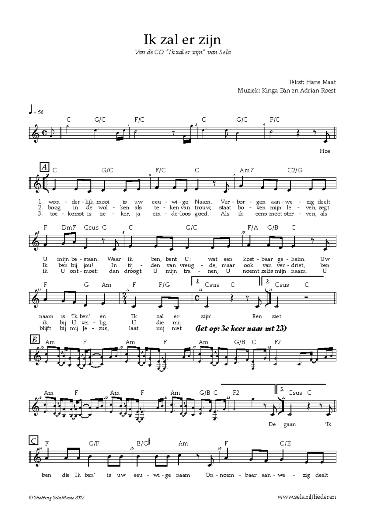 sela-ik-zal-er-zijn-bladmuziek-voor-muziek-opdracht-sela-ik-zal-er