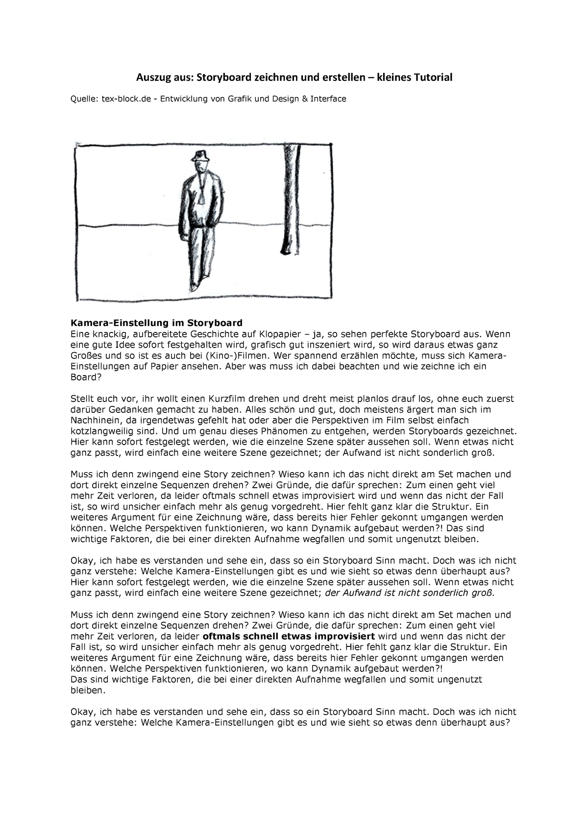 Storyboard Tex Design Uni Rostock Studocu