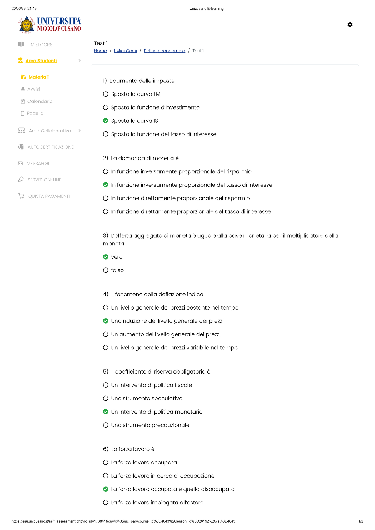 test per capire che università fare