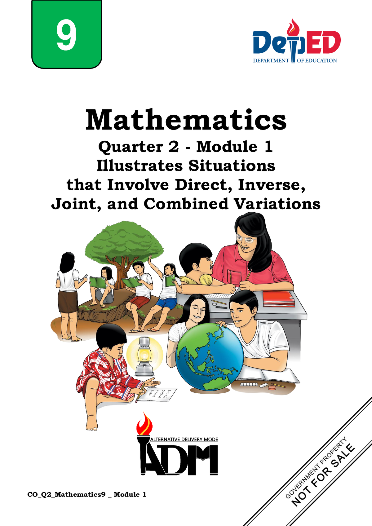 Math 9 Q2 Mod1 - Math 9 Quarter 2 - 9 Mathematics Quarter 2 - Module 1 ...