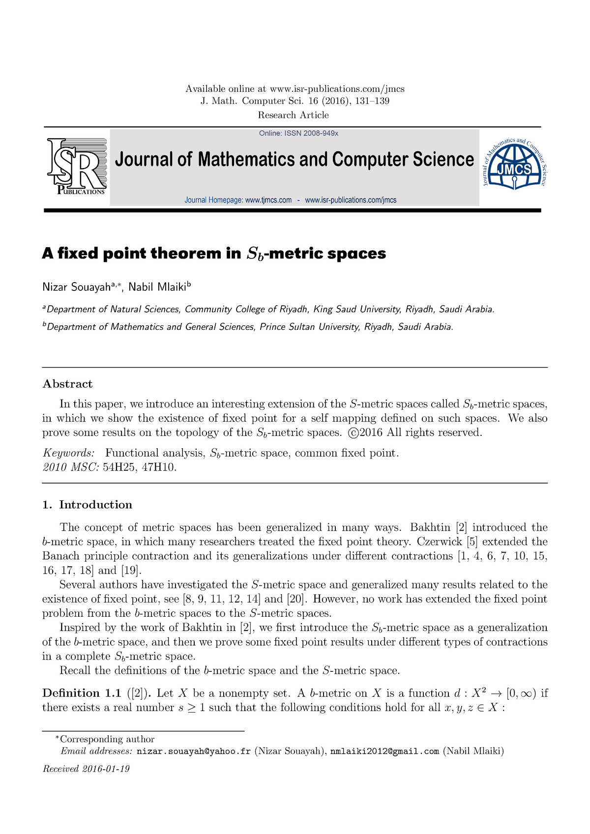 a-fixed-point-theorem-in-s-bmetric-spaces-available-online-at-isr