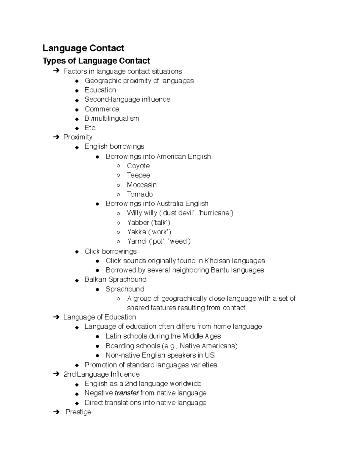 ling-101-lecture-9-at-university-of-delaware-language-contact-types