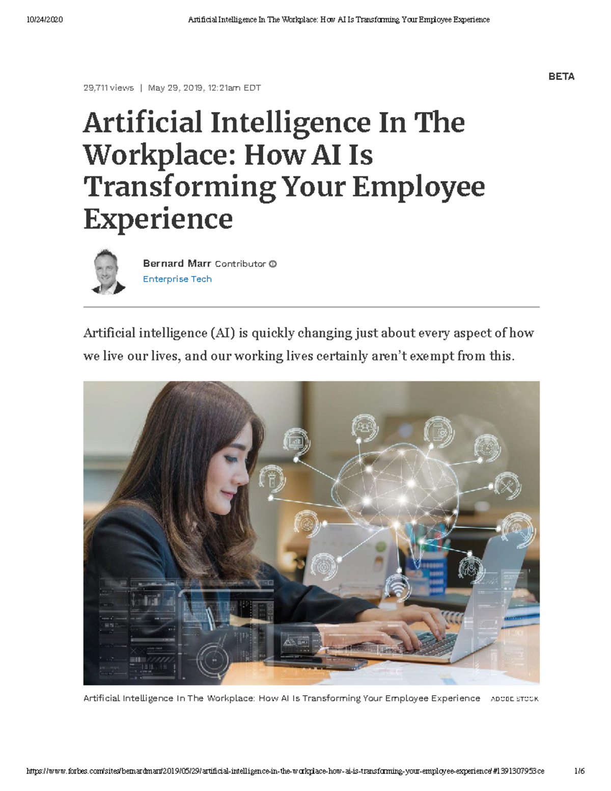 Artificial Intelligence In The Workplace How AI Is Transforming Your ...