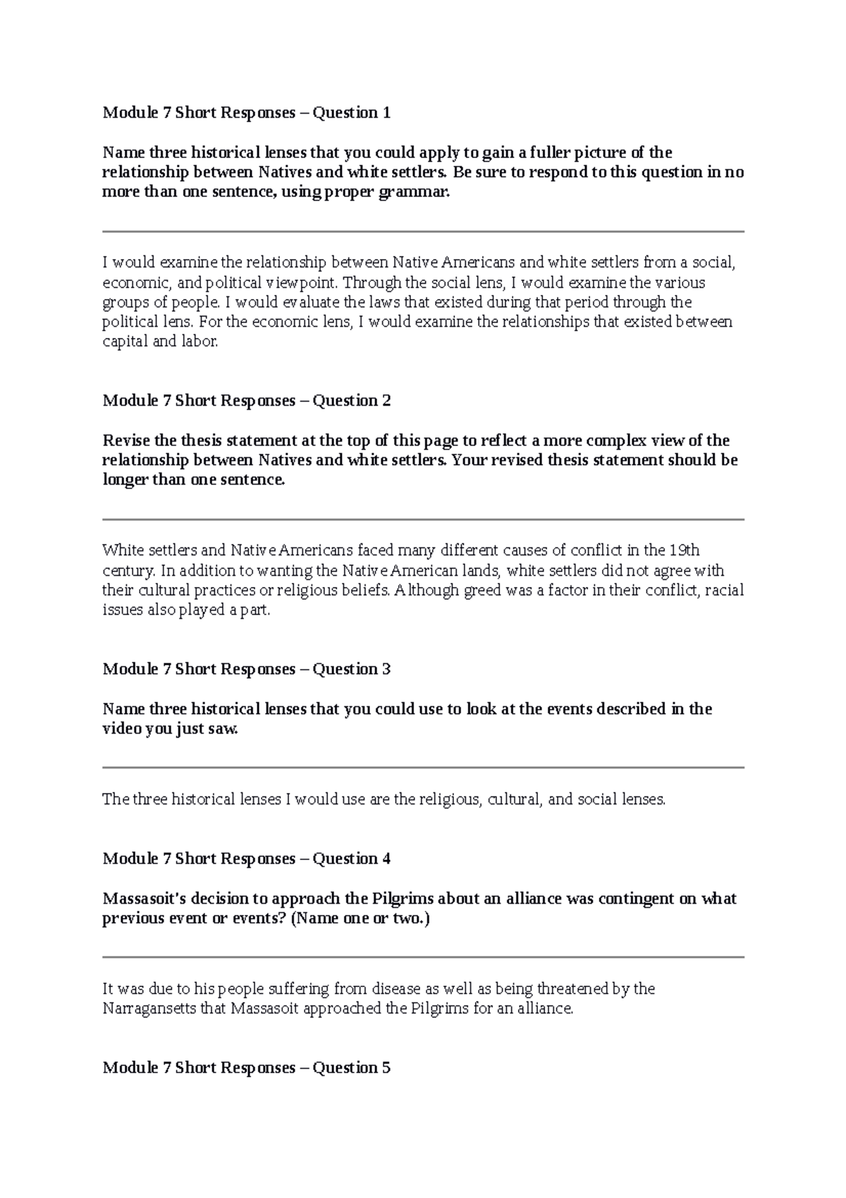 7-2 Module Seven Short Responses - Module 7 Short Responses – Question ...
