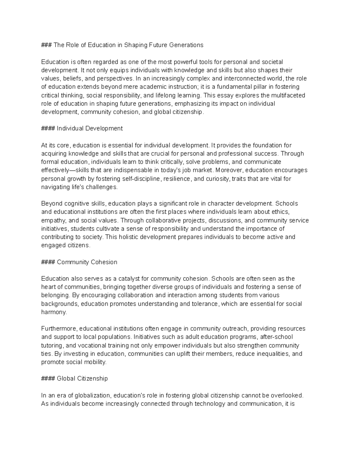 important of mental health awareness - The Role of Education in Shaping ...
