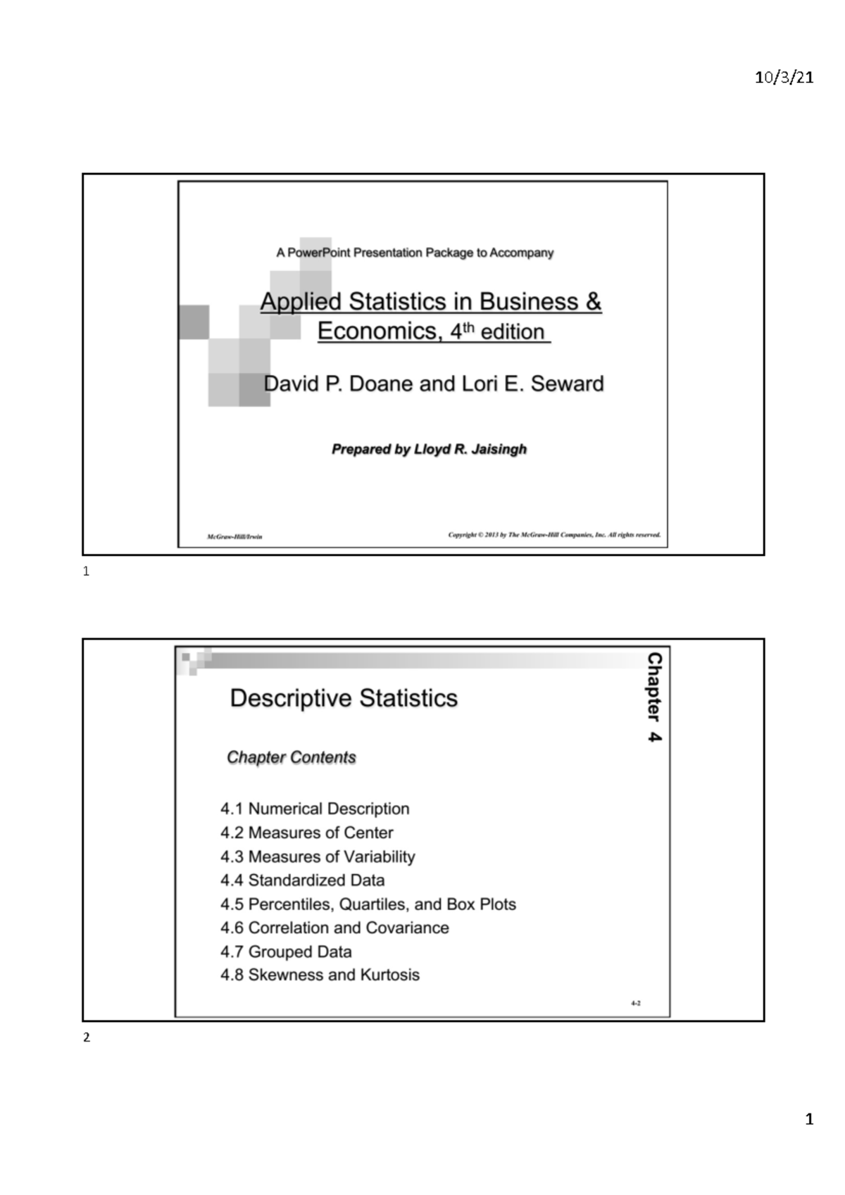Chap 15,12,13,14,16 - 4- A familiar measure of center Excel function ...