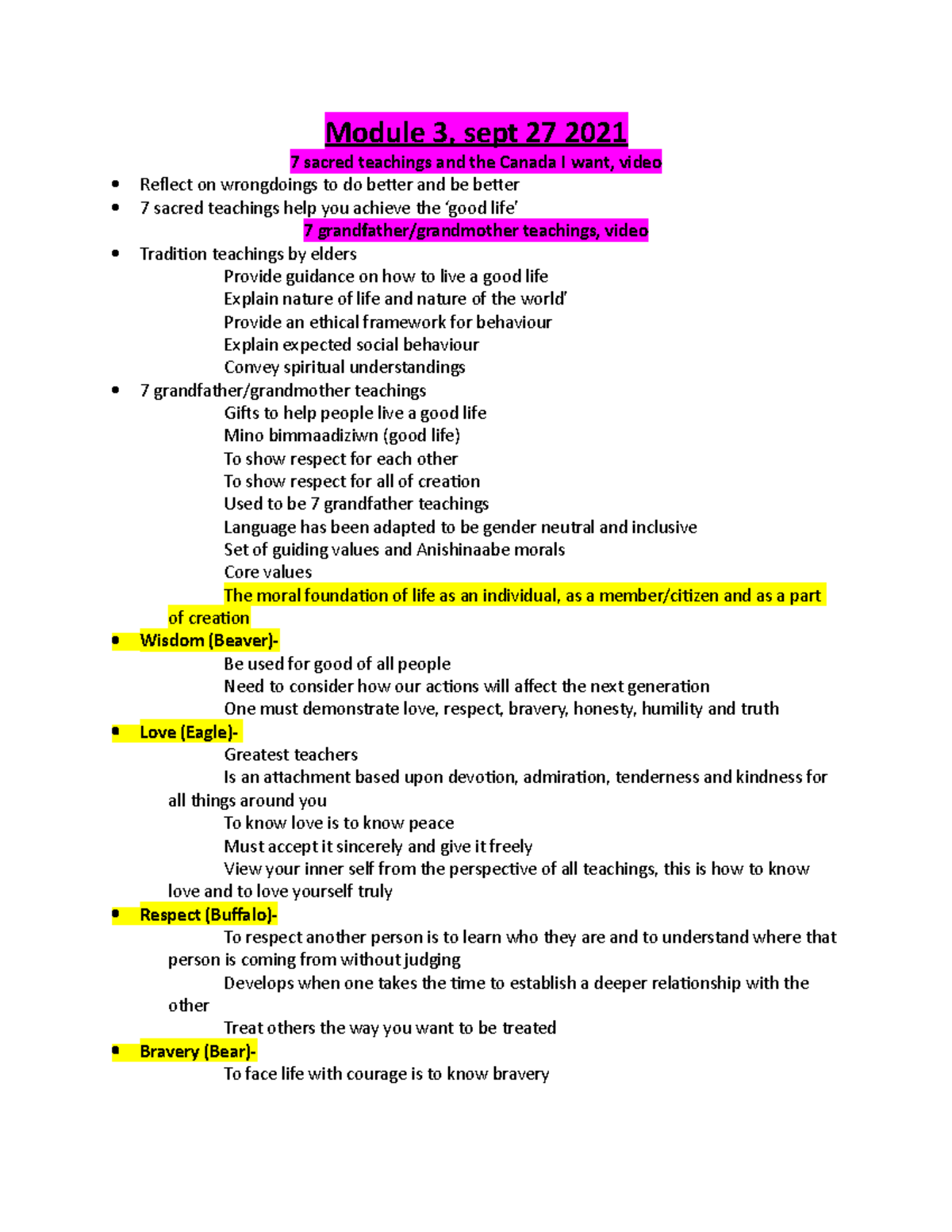 Indg Week 3 - Lecture Notes 3 - INDG 1001H - TrentU - Studocu