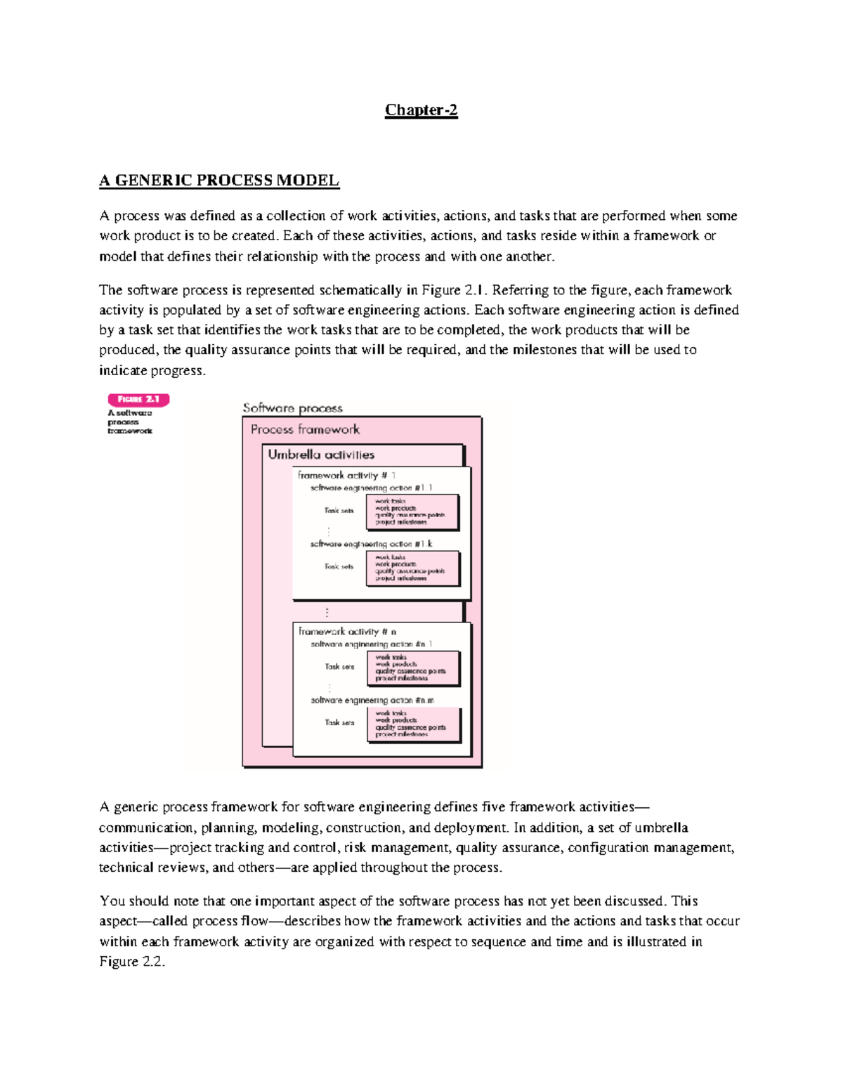 Software process structure and model-doc - Chapter- A GENERIC PROCESS ...