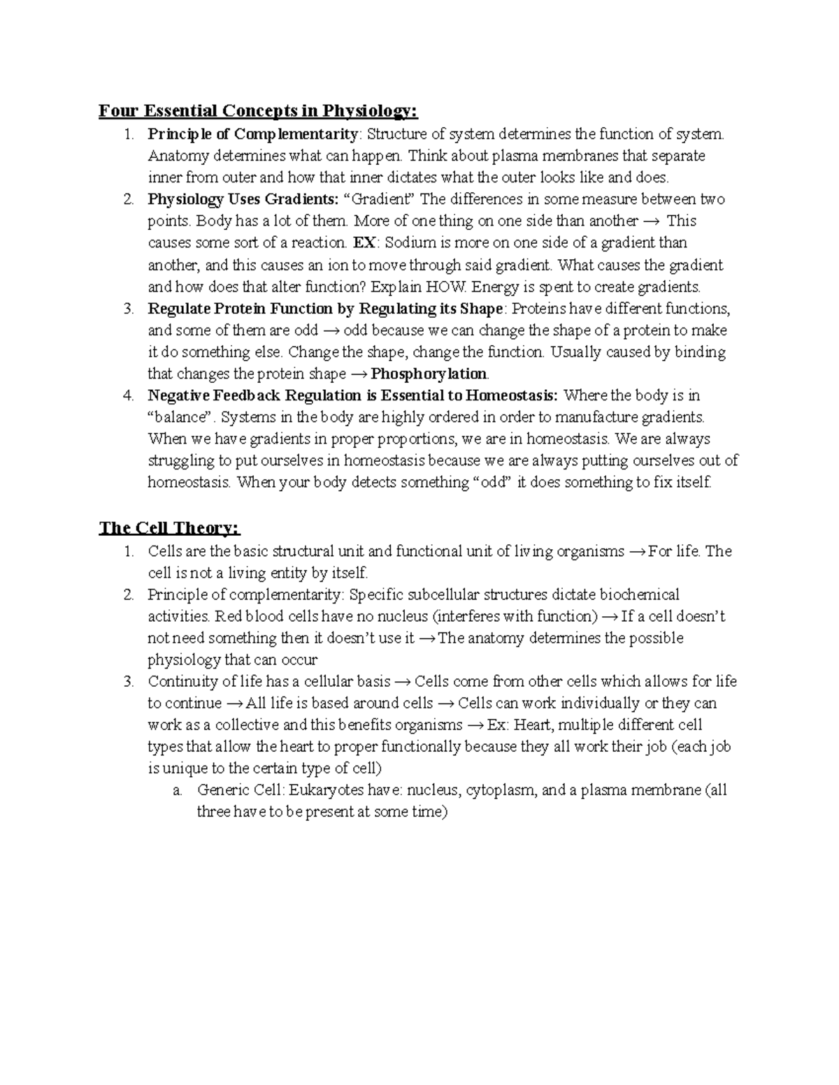 Unit 1 Chapter 3 - Notes from class - Four Essential Concepts in ...