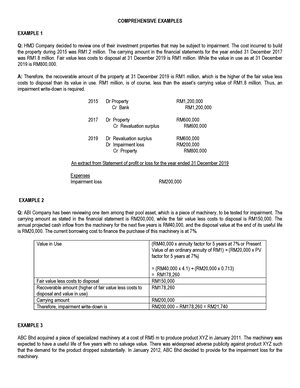 MFRS 16 - Example - It Contain Step By Step To Calculate Leases ...