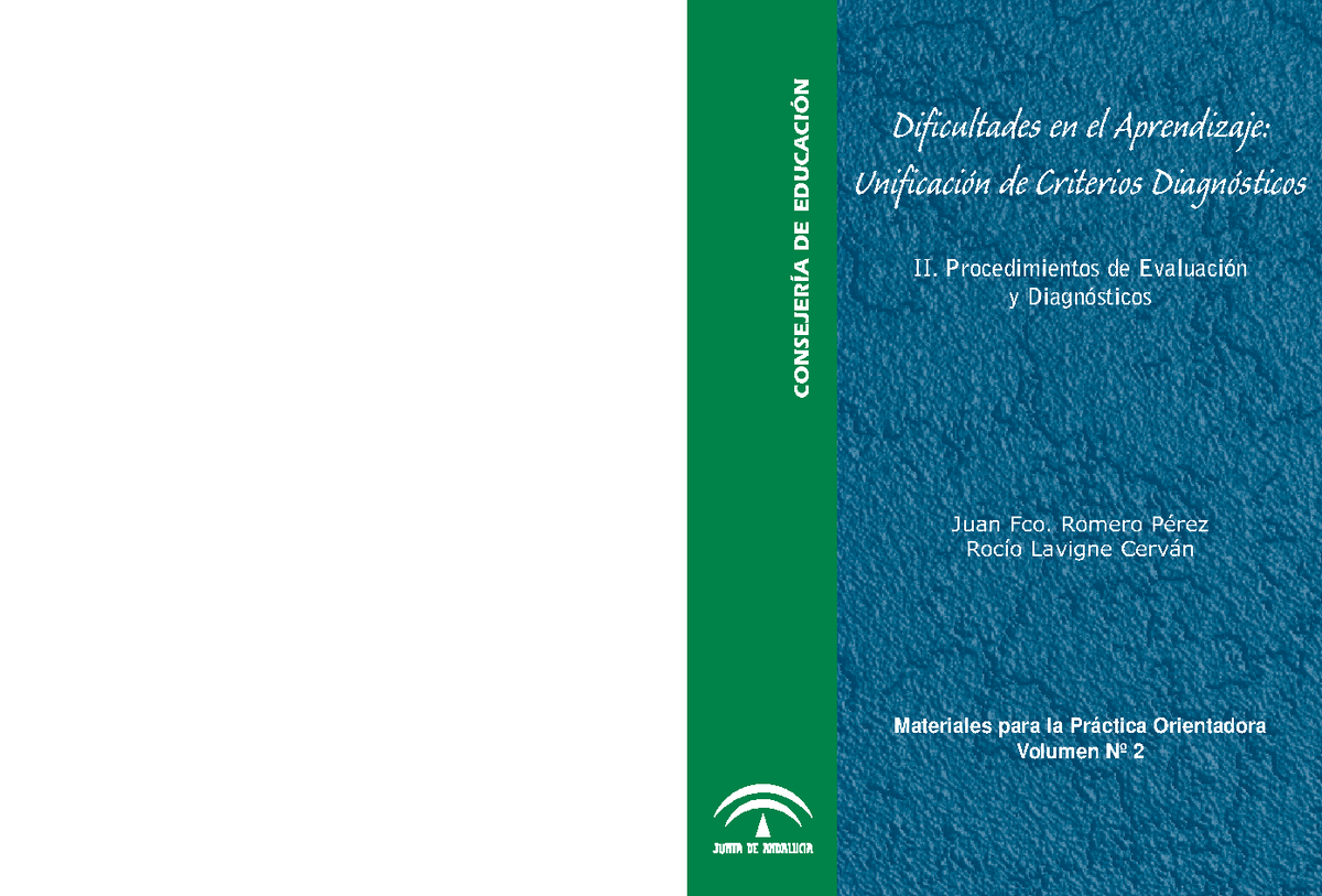 Dificultades en el Aprendizaje Unificación de criterios diagnósticos