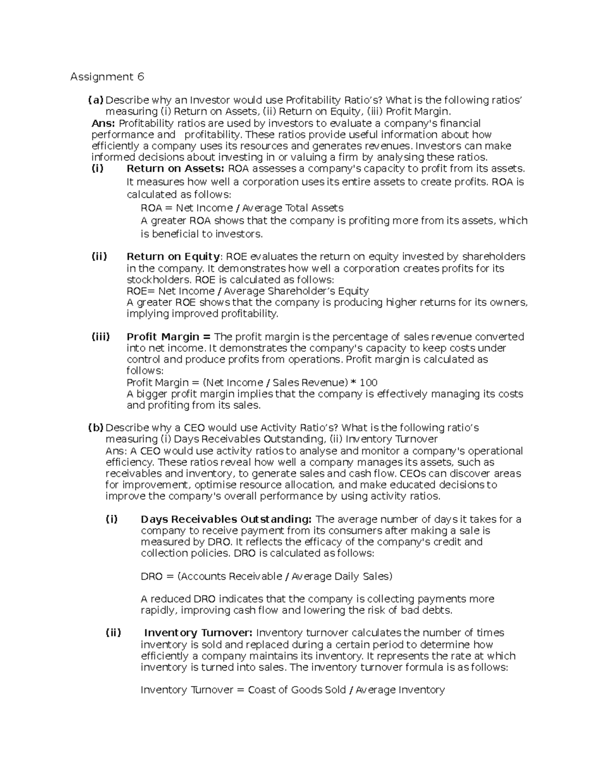 Assignment 6 HRM5500 Humber College Studocu