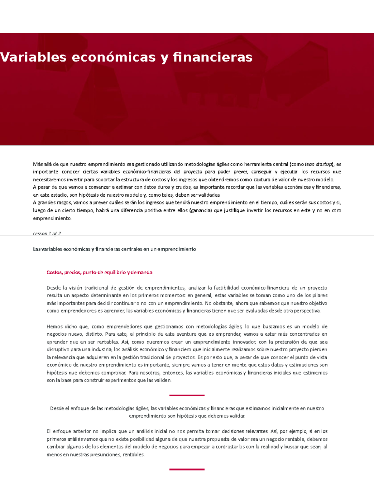 Variables economicas y financieras - Más allá de que nuestro ...