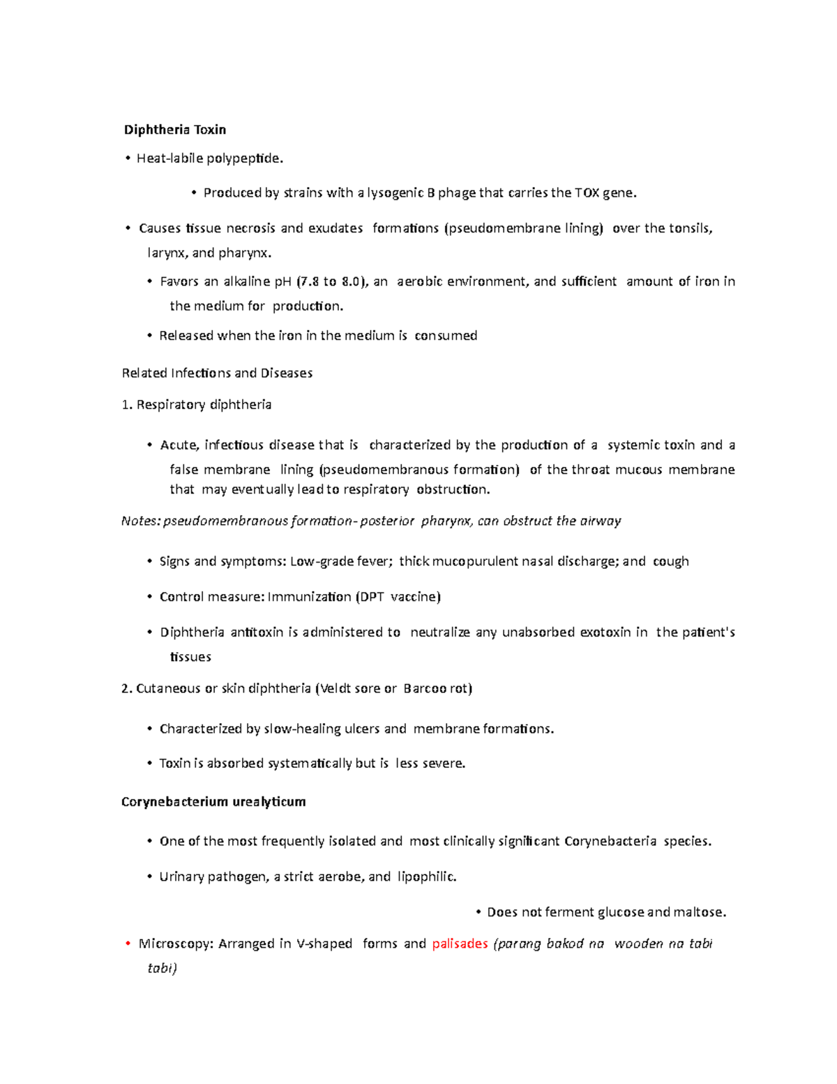 Diphtheria Toxin - Diphtheria Toxin ∙ Heat-labile polypeptide. ∙ ...