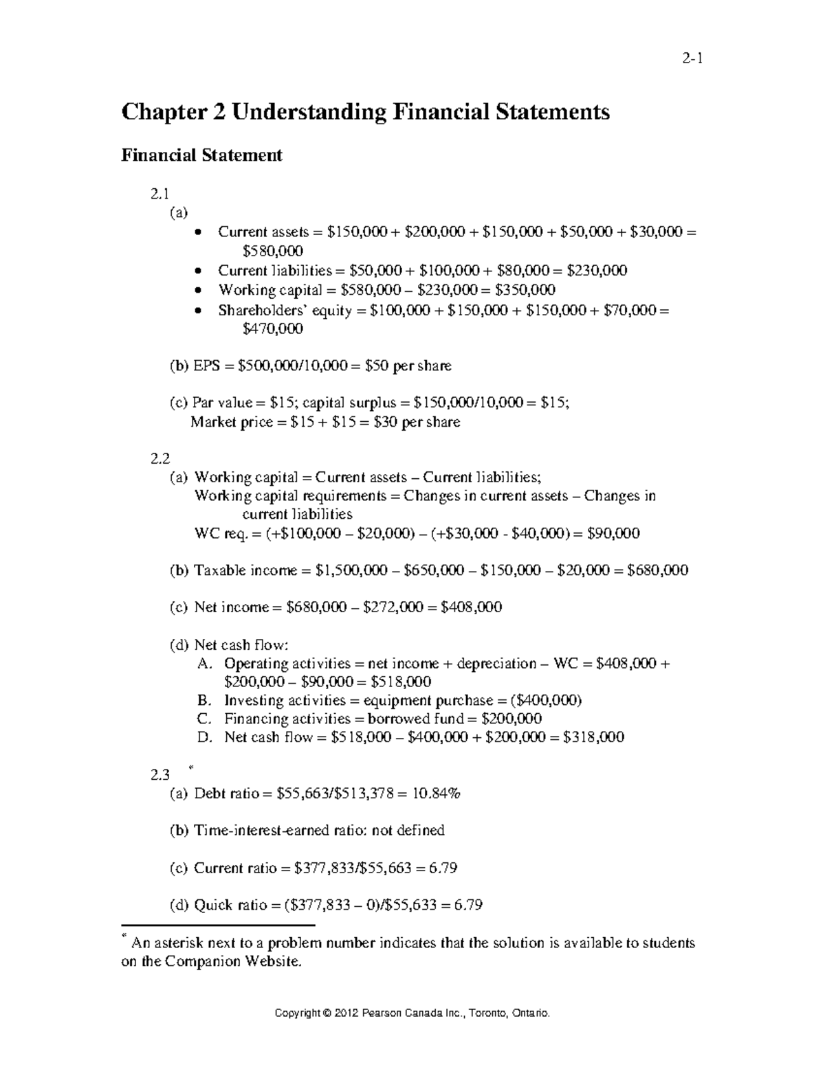 02 Park ISM ch02 - 3rd Edition chapter 2 textbook solutions - 2-1 ...