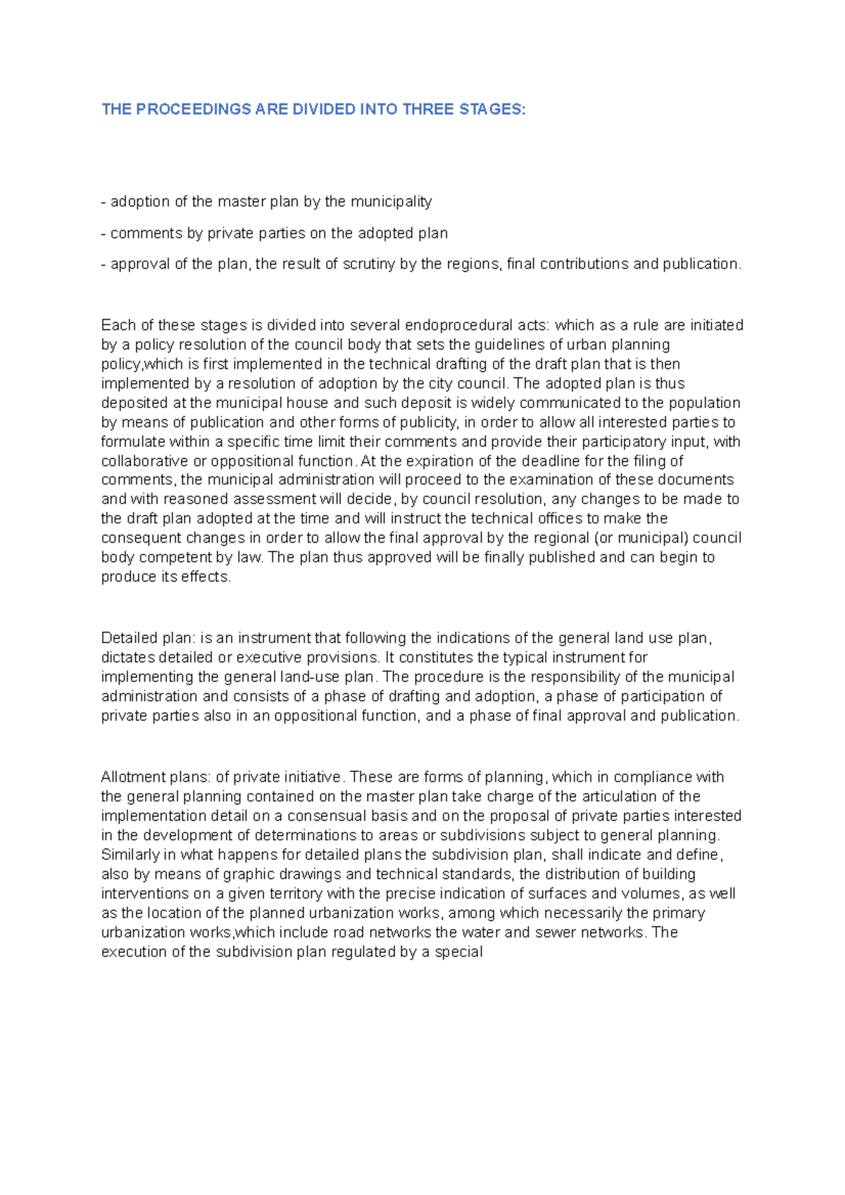 The Proceedings Are Divided Into Three Stages 9 The Proceedings Are