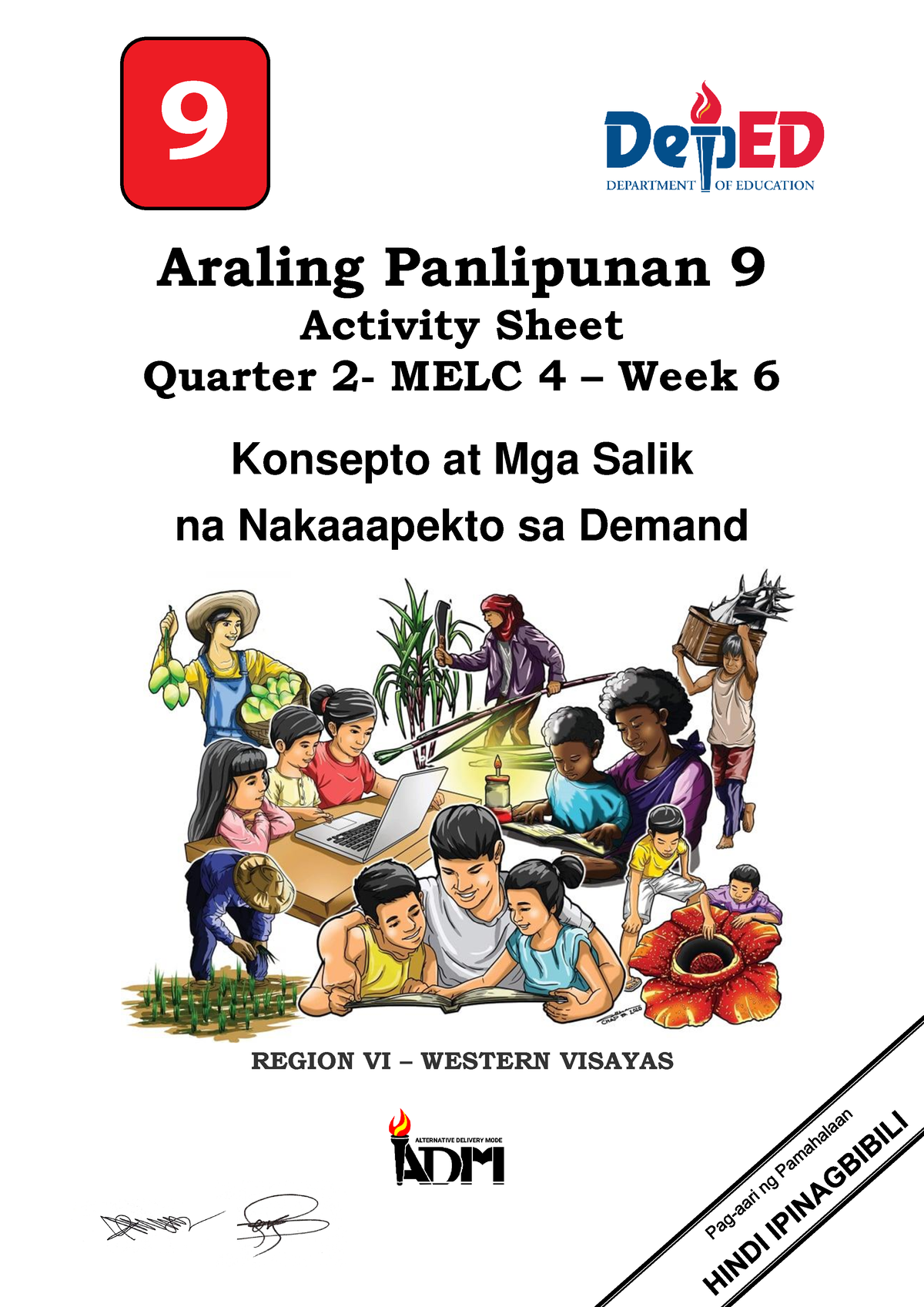 Aral Pan 9 Las Q2 Week6 Werfbcvn Nmb Region Vi Western Visayas Araling Panlipunan 9 4295